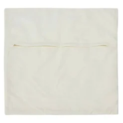 Hello Honey® White Square Modern Geometric Quilted Pillow Cover