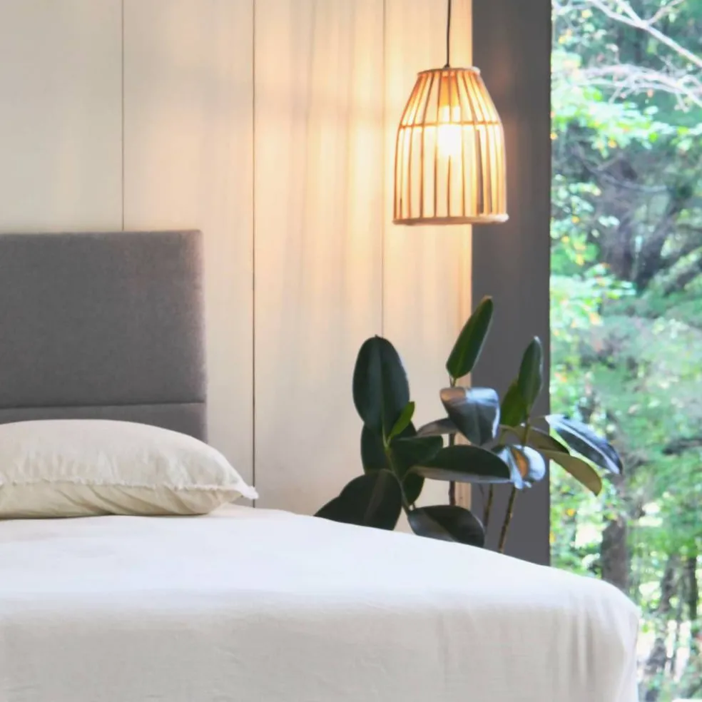 Hello Honey® Woven Bamboo Ceiling Light