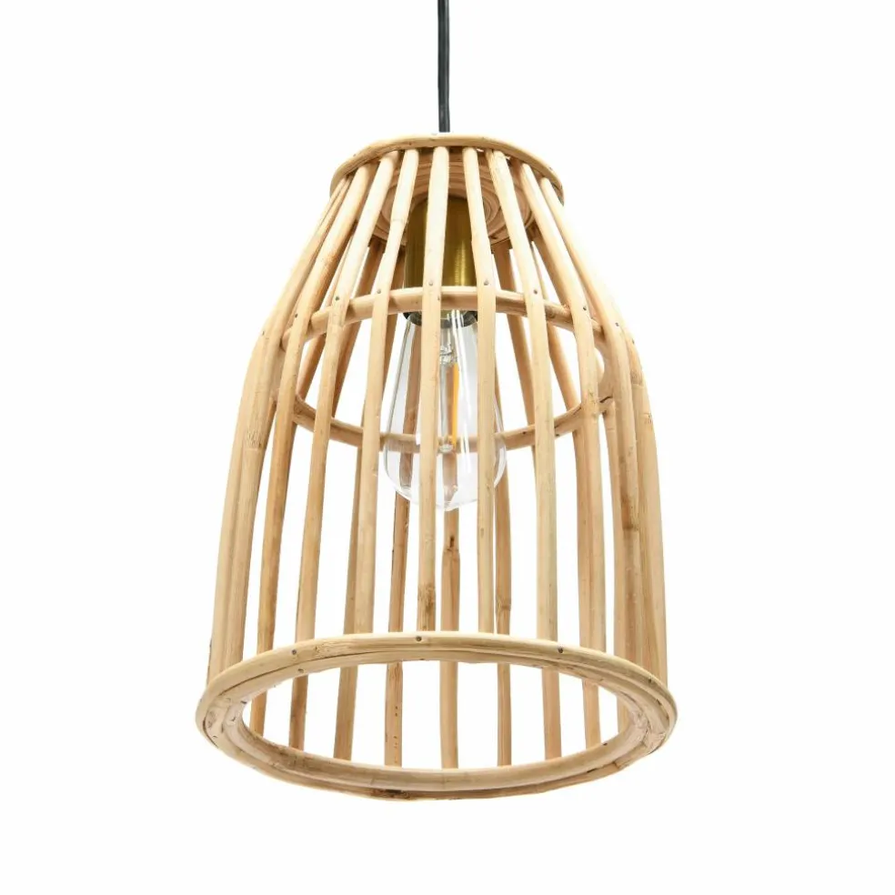 Hello Honey® Woven Bamboo Ceiling Light