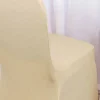 Heritage Embossed Spandex Banquet Seat Cover Champagne