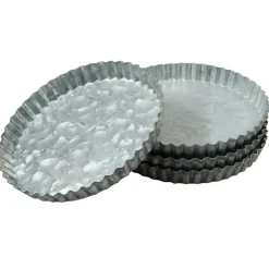 Herrschners  Fluted Pie Tin Coasters