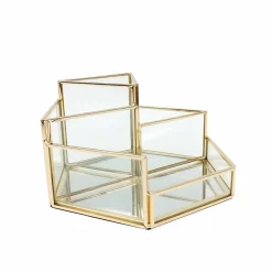 8" Hexagonal Glass Trinket Box by Ashland®