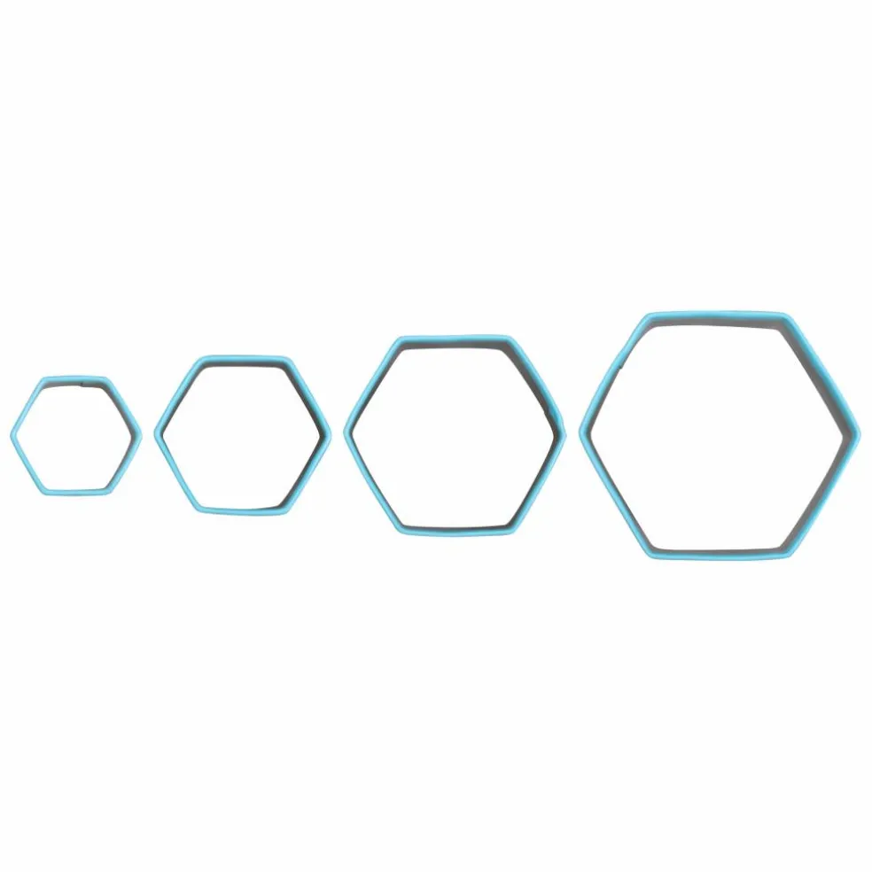 Hexagon Stainless Steel Nested Cookie Cutter Set by Celebrate It®