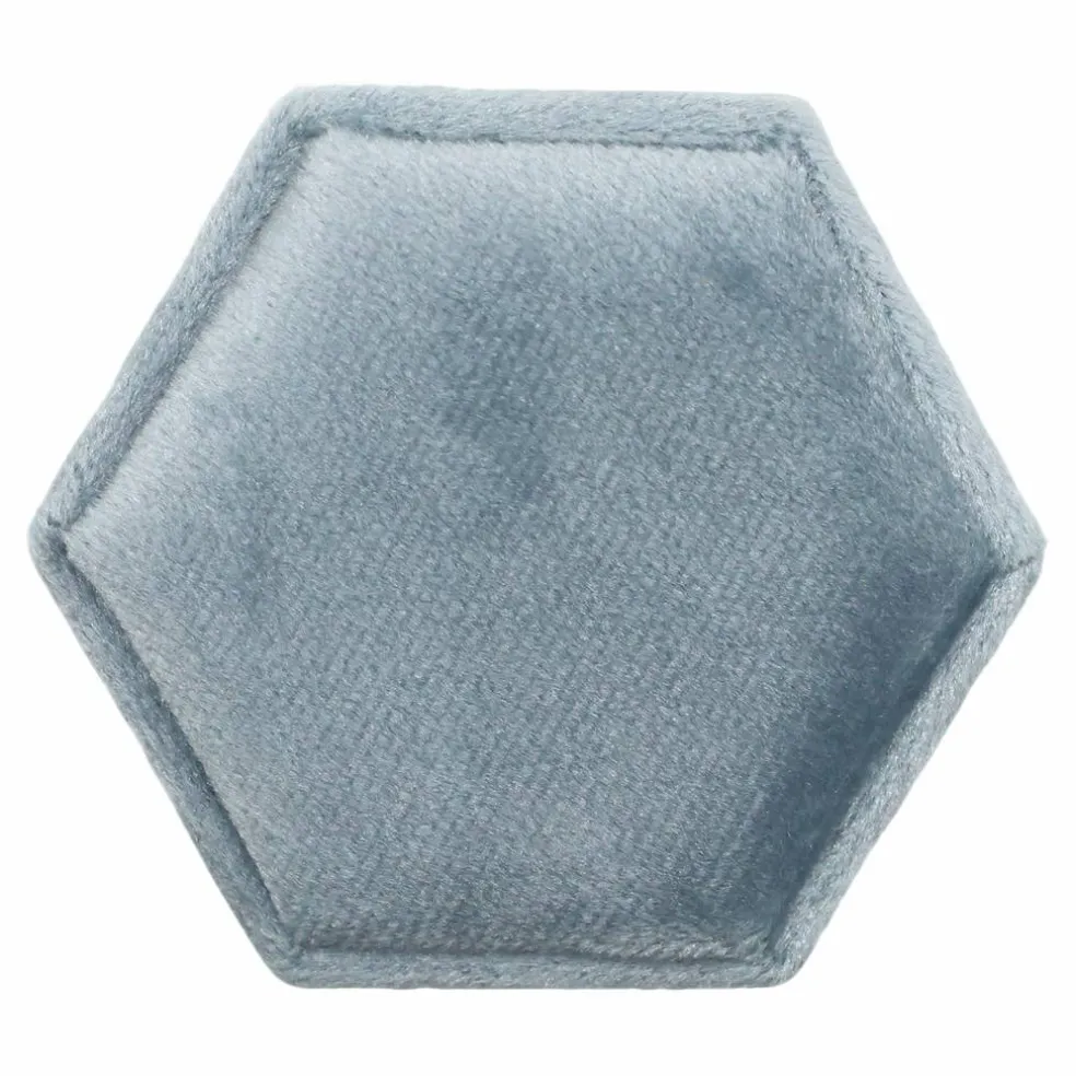 Hexagon Velvet Ring Box by Bead Landing™
