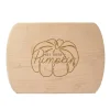 Hey There Pumpkin 8" x 11" Maple Oval Cutting Board