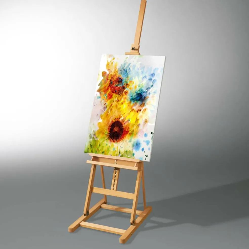 72" H-Frame Studio Wood Floor Easel by Artist's Loft™