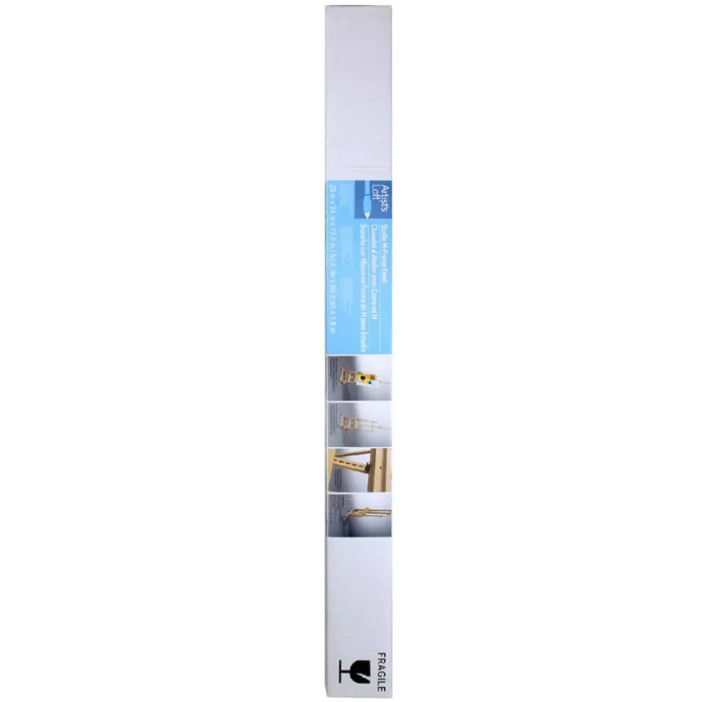 72" H-Frame Studio Wood Floor Easel by Artist's Loft™