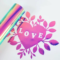 Hibiscus Holographic Heat Transfer Vinyl by Make Market®