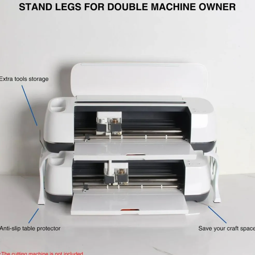 High Stand Legs for Cricut Maker 4/3/1 and Explore 4/3/air2, Cutting Machine Organization and Storage Solutions, Craft Desk Accessories Organizer Stand
