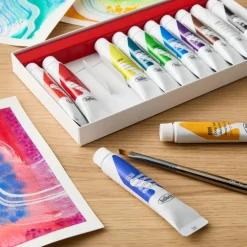 Holbein Acrylic Gouache 12-Color School Paint Set