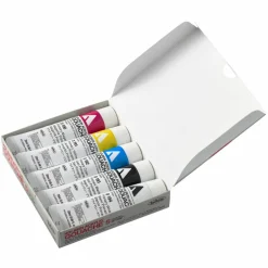 Holbein Artist Acrylic Gouache Primary 5 Mixing Colors Set