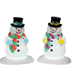 Holly Hat Snowman - Lemax (Lights Up!)