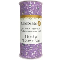 Holographic Dot Tulle by Celebrate It™