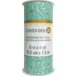 Holographic Dot Tulle by Celebrate It™