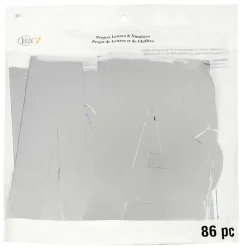 7" Holographic Project Letters, Numbers & Characters by B2C™