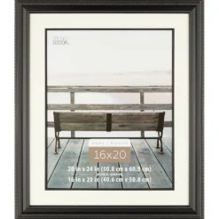 Home Black Rope Frame with Mat by Studio Décor®