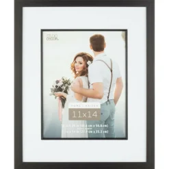 Home Black Studio Frame with Mat by Studio Décor®