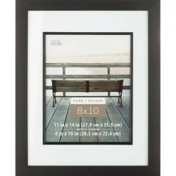 Home Black Studio Frame with Mat by Studio Décor®