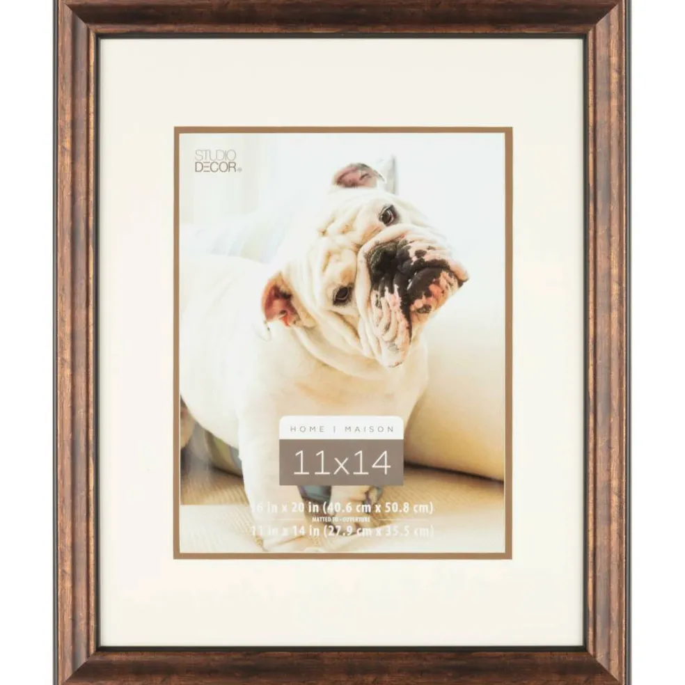 Home Bronze Frame with Double Mat by Studio Décor®