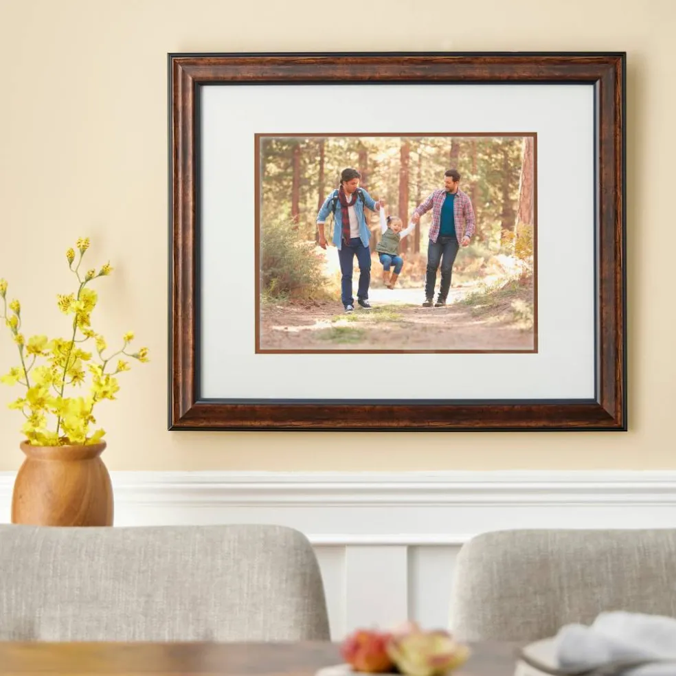 Home Bronze Frame with Double Mat by Studio Décor®