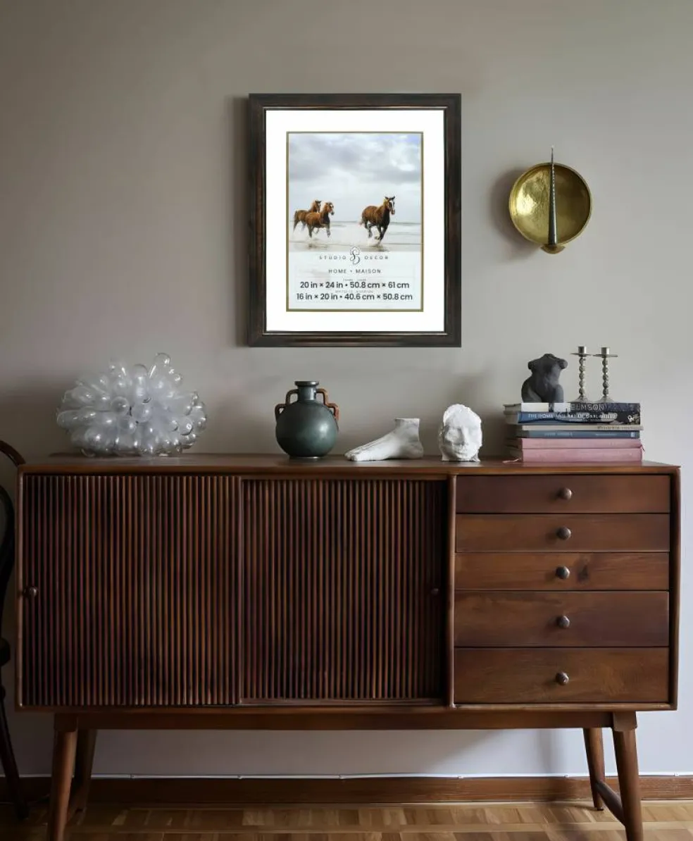 Home Bronze Frame with Double Mat by Studio Décor®