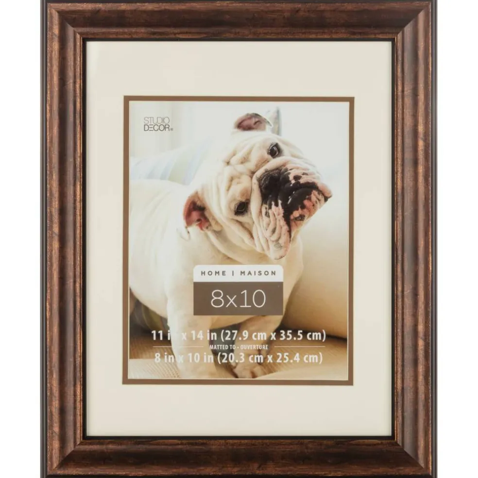 Home Bronze Frame with Double Mat by Studio Décor®