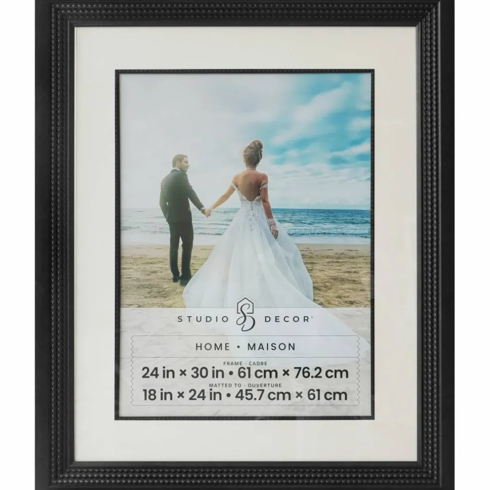 Home Bronze Triple Beaded Frame with Mat by Studio Décor®