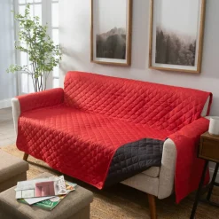 Home Details Reversible Quilted Furniture Loveseat Protector