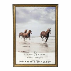 Home Gold Pompeii Wood Wall Frame by Studio Décor®
