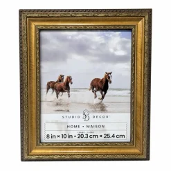 Home Gold Pompeii Wood Wall Frame by Studio Décor®