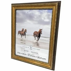 Home Gold Pompeii Wood Wall Frame by Studio Décor®