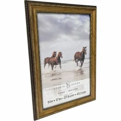 Home Gold Pompeii Wood Wall Frame by Studio Décor®
