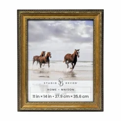 Home Gold Pompeii Wood Wall Frame by Studio Décor®