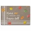 Home is Where the Leaves Fall Floor Mat