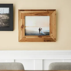 Home Natural Brown Wood Plank Frame by Studio Décor®