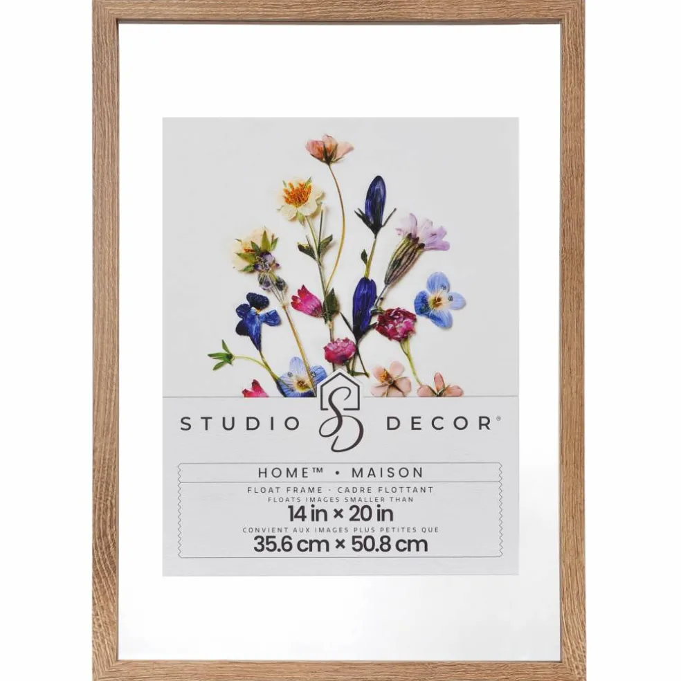 Home™ 14" x 20" Brown Float Frame by Studio Décor®