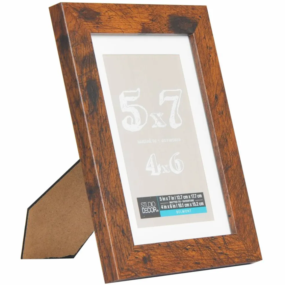 Honey Belmont Frame with Mat by Studio Décor®