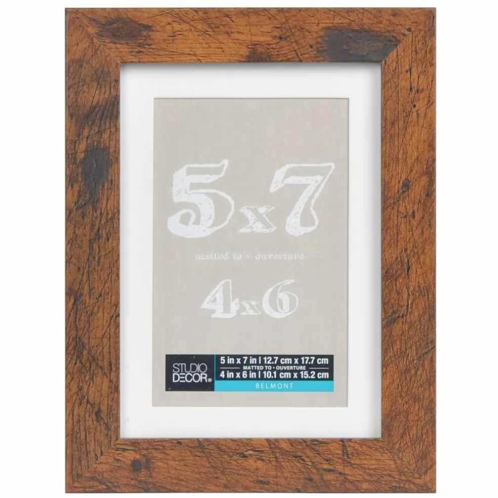 Honey Belmont Frame with Mat by Studio Décor®