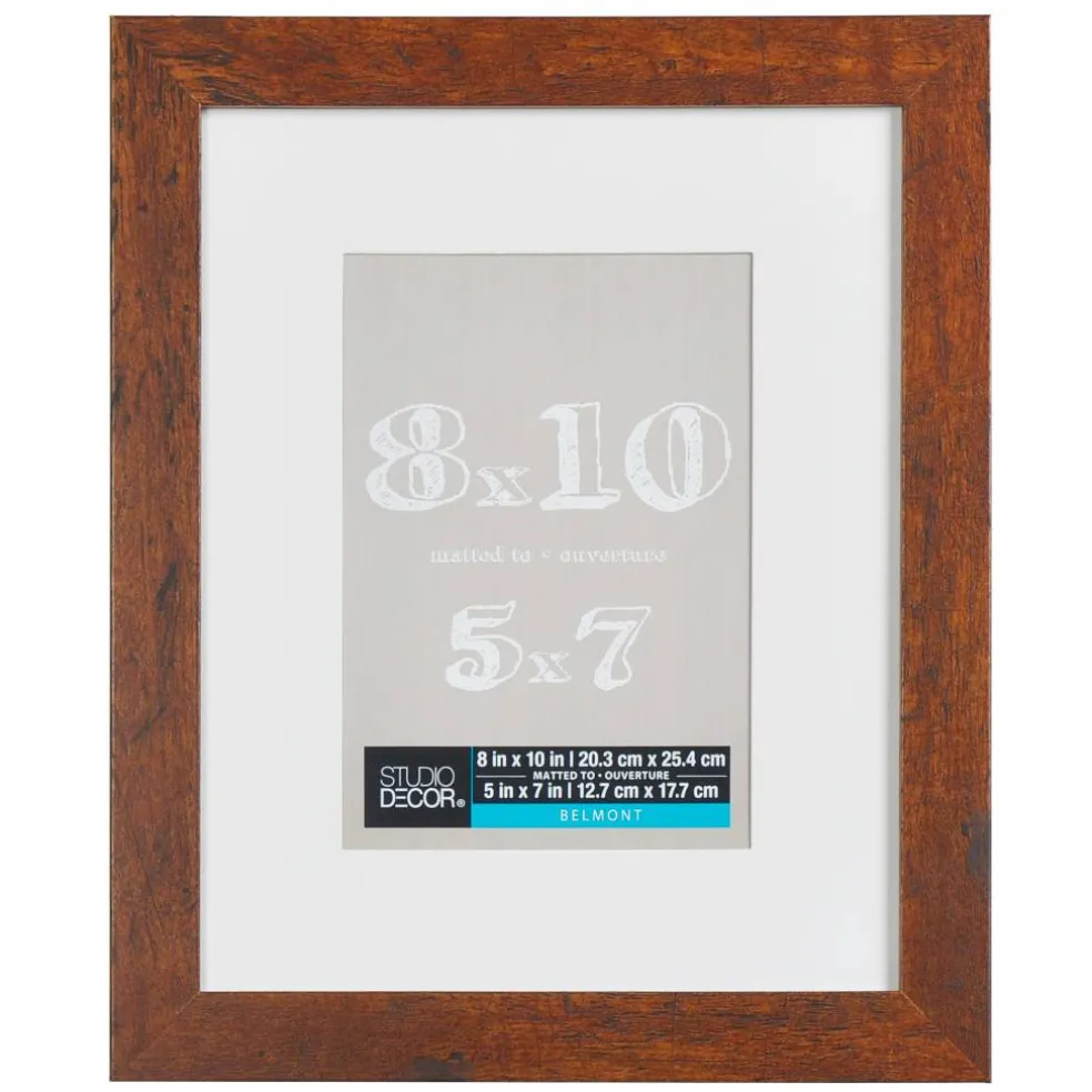 Honey Belmont Frame with Mat by Studio Décor®