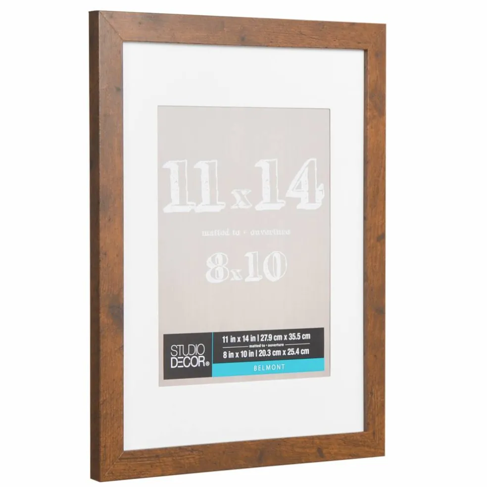 Honey Belmont Frame with Mat by Studio Décor®