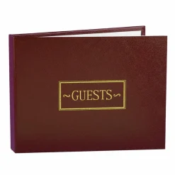 Hortense B. Hewitt Co. All Occasion Burgundy Guest Book
