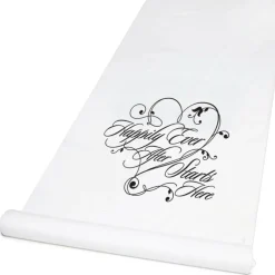 Hortense B. Hewitt Co. Happily Ever After Aisle Runner, White