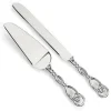 Hortense B. Hewitt Co. Serving Set, Love Knot Silver