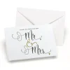 Hortense B. Hewitt Co. Thank You Cards, Mr. & Mrs. Gold Ampersand