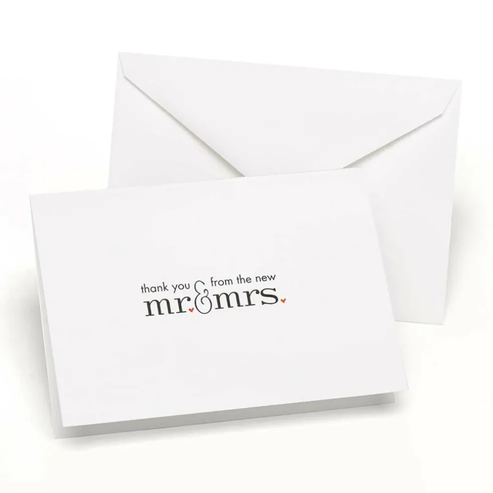 Hortense B. Hewitt Co. Thank You Cards, Mr. & Mrs.