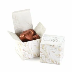 Hortense B. Hewitt Co. White & Cream Dried Floral Bridal Shower Blank Favor Boxes, 25ct.