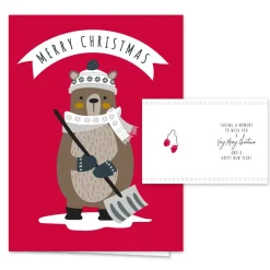 Hortense B. Hewitt Co. Woodland Creatures Holiday Cards