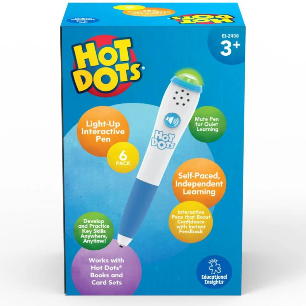 Hot Dots® Light-Up Interactive Pen 6-Pack