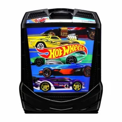 Hot Wheels 100-Car, Rolling Storage Case with Retractable Handle