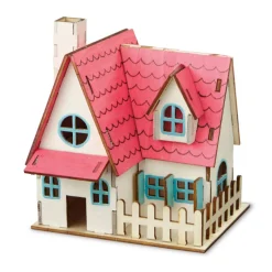 House Color-In 3D Wood Puzzle by Creatology™